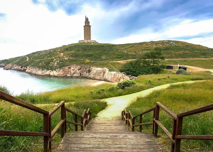 Apartment Sakura Homes Torre De Hercules 7 Plazas A Coruna